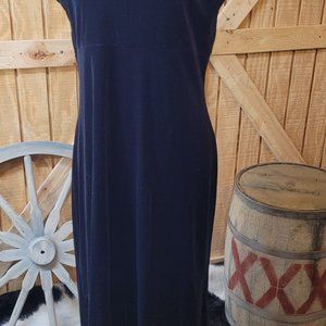 Liz Claiborne Collection Velvet Black Gown Dress